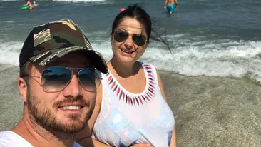 Deşi urmează să nască, Gabriela Cristea nu-şi neglijează soţul. Cum îl răsfaţă bruneta pe Tavi Clonda