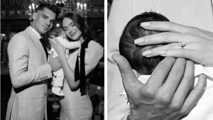 Cum arată fiul lui Ianis Hagi la 3 luni. Micuțul Giorgios l-a susțint pe tatăl lui în cea mai adorabilă ținută