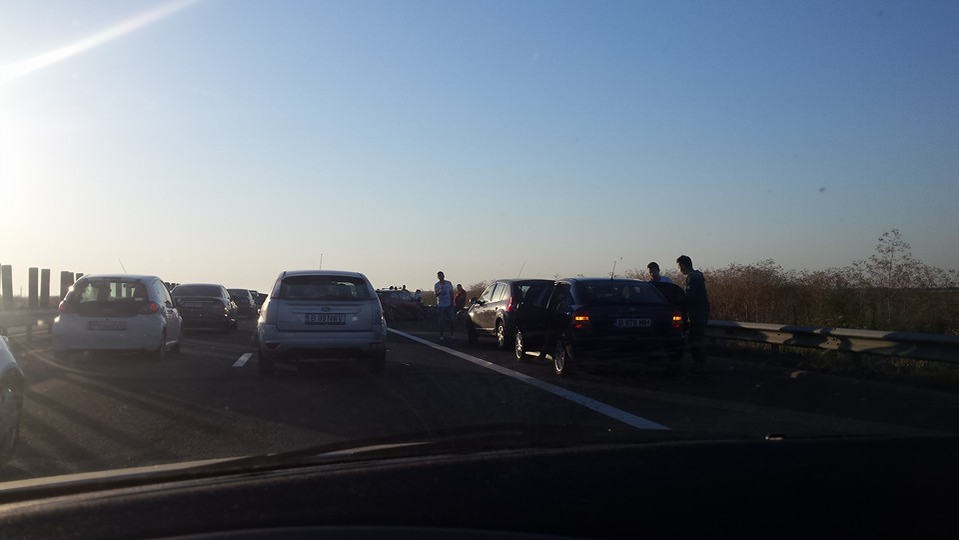 Accidente pe bandă rulantă pe Autostrada Soarelui!