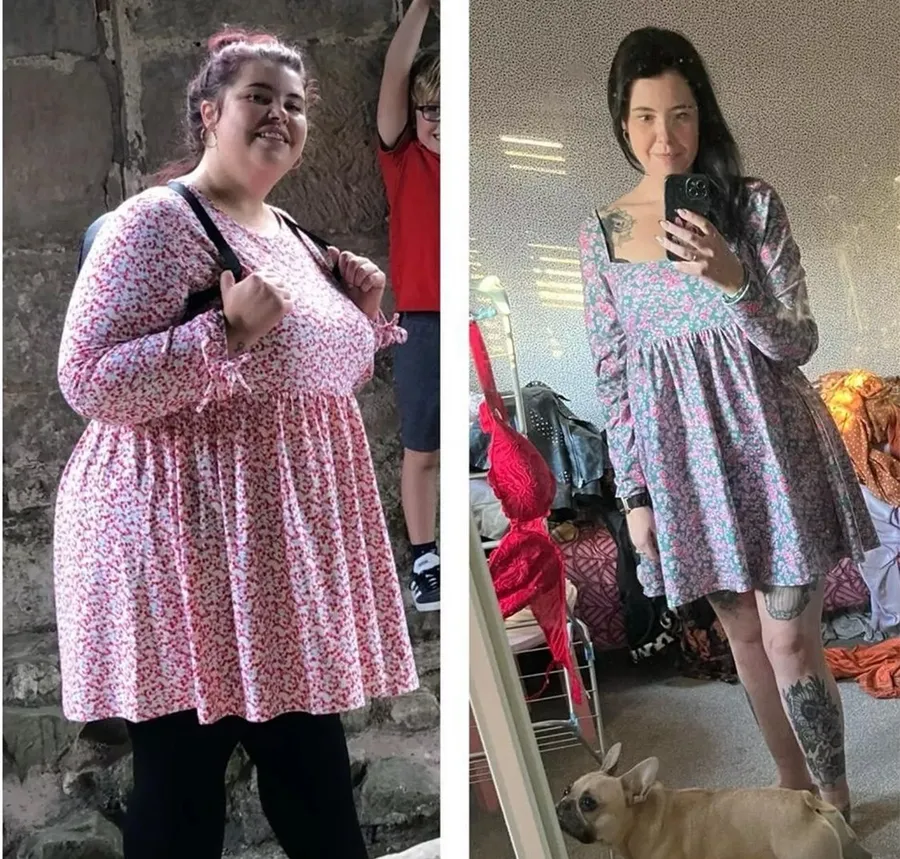 Cum a slăbit tânăra din imagine 64 de kilograme, cu "dieta Tik Tok"