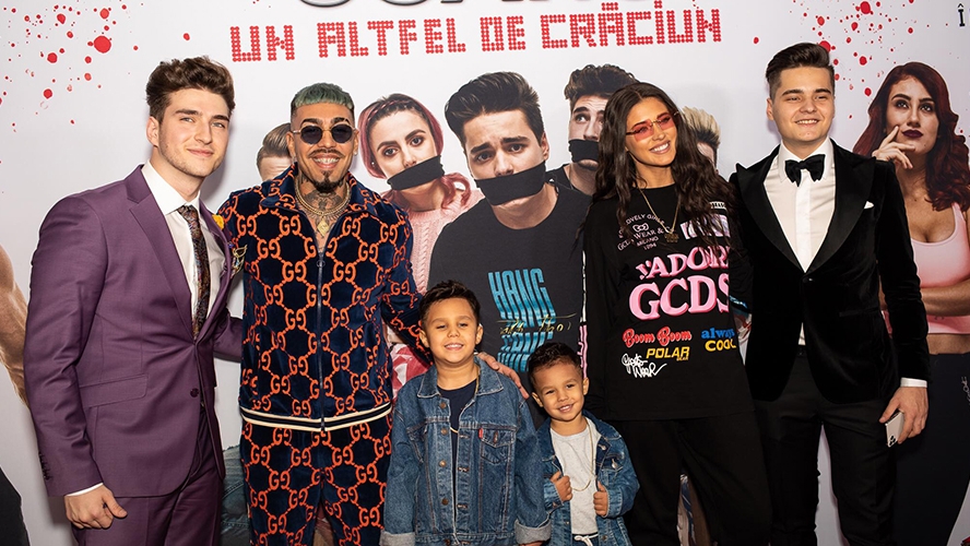 NU e banc. Câți lei costă treningul purtat de Alex Velea la premiera filmului 5GANG: Un altfel de Crăciun
