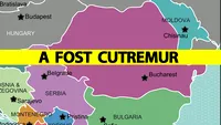 Cutremur serios în România. L-aţi simţit?