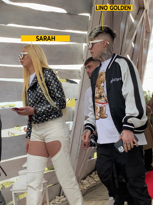 Sarah Dumitrescu și Lino Golden au intrat împreună la LOFT Mamaia, de 1 Mai (Foto: CANCAN.RO)
