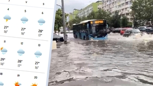Meteorologii Accuweather anunță "potop" în Capitală: 12 zile consecutive de ploaie în București
