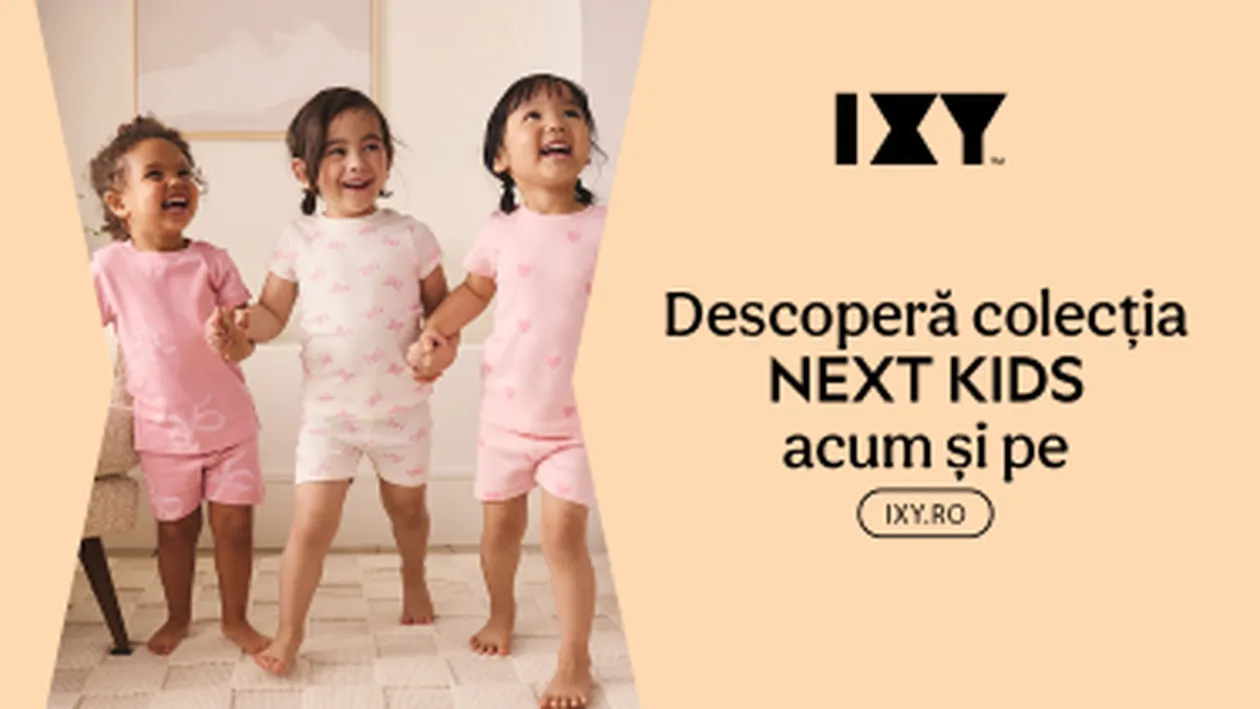 (P) Colecția NEXT pentru copii este acum disponibilă pe ixy.ro, cu livrare rapidă direct din România