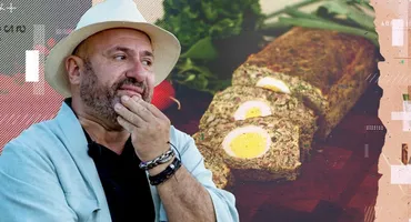 Rețeta secretă a drobului de miel gătit de chef Cătălin Scărlătescu. De unde a „furat-o” bucătarul?