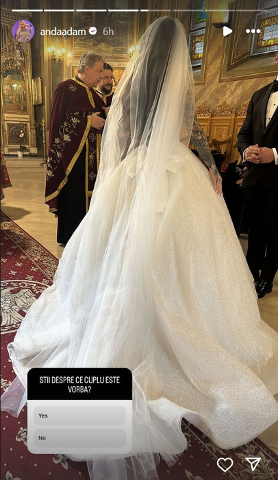 Roxana Vancea, la nunta ei / Foto: Instagram