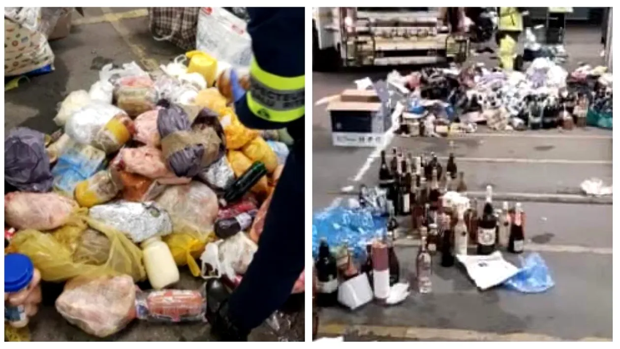 Colete cu mâncare și băutură primite de acasă de români pentru sărbători, confiscate de polițiștii din Franța
