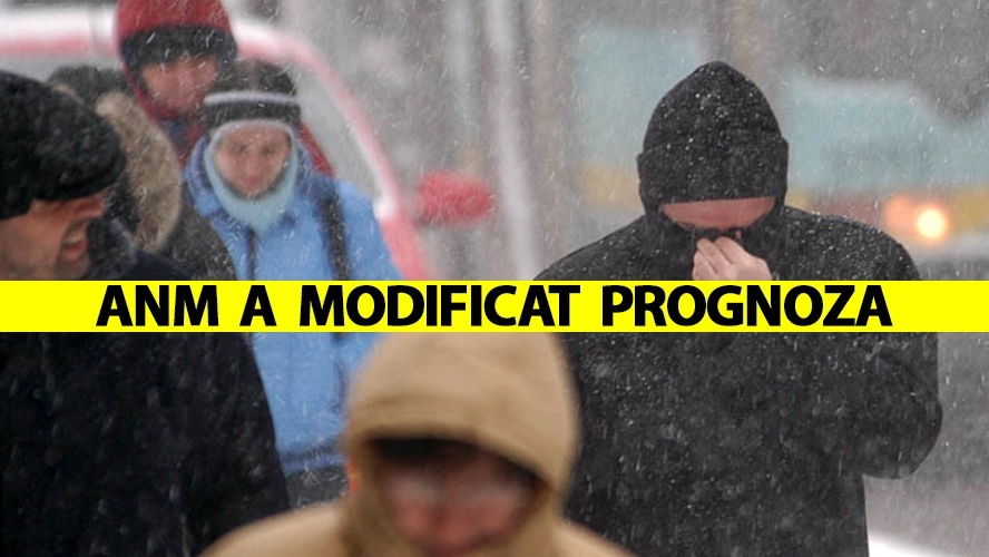 ANM a modificat prognoza! Schimbare drastică a vremii și fenomene meteo extreme