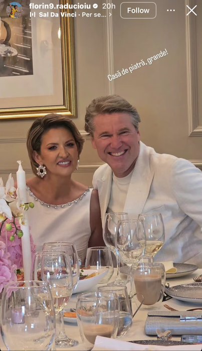 Florin Răducioiu și Andreea/ sursă foto: Instagram