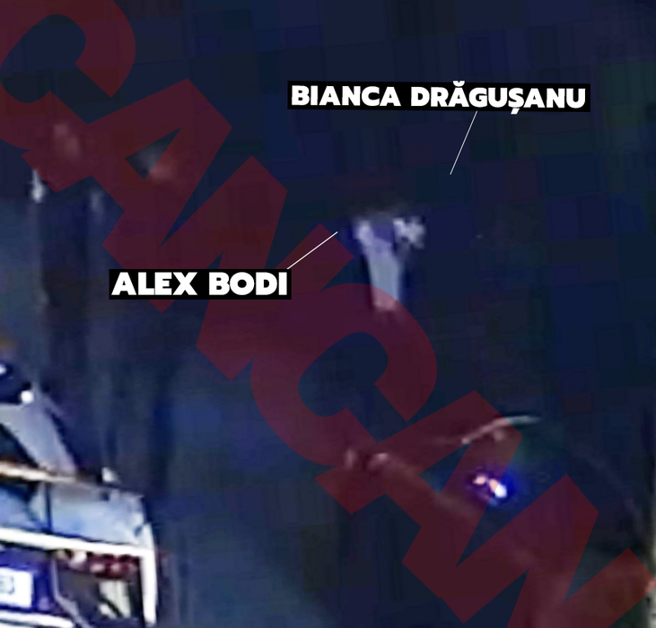 Alex bodi și Bianca, altercație în parcarea unui renumit local din zona Herăstrău