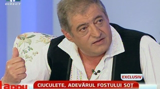 VIDEO Valeriu Sfetcu, despre Ileana Ciuculete: "E un teatru fantastic pe care aceasta femeie il joaca! Se vede pe fata ei ca e o iubire falsa"