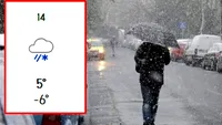 Meteorologii Accuweather au modificat prognoza. Data exactă a primei ninsori în București