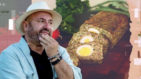 Rețeta secretă a drobului de miel gătit de chef Cătălin Scărlătescu. De unde a „furat-o” bucătarul?