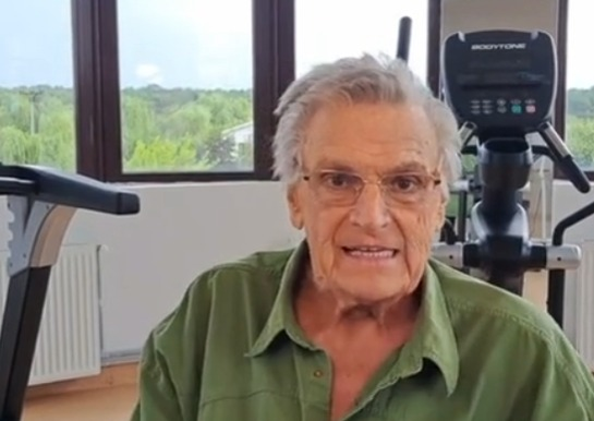 Florin Piersic s-a întâlnit cu academicianul Ionel Haiduc, fost coleg de liceu, după 70 de ani / sursă foto: TikTok