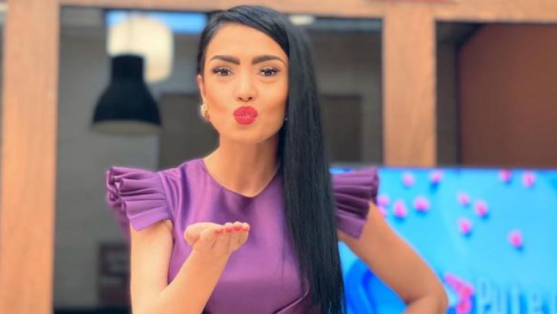Andreea Mantea a sfidat temperaturile scăzute. Cum s-a pozat vedeta la -9 grade, de Valentine’s Day