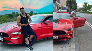 EXCLUSIV | Bogdan Mocanu a dezvăluit care a fost prima lui mașină: “M-am răsturnat cu el”. Se plimbă cu un Mustang care nu e încă al lui, iar în acte, are un Mercedes C Class Hybrid