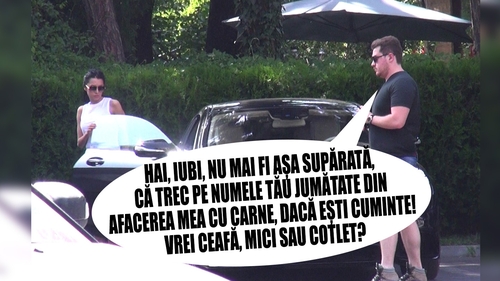 ”Nora” ROVANEI PLUMB l-a ”terorizat” pe BOZO în parcare!