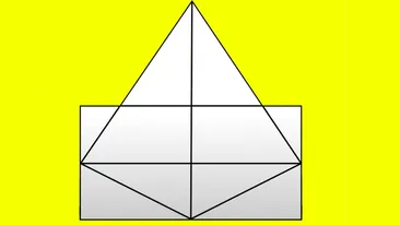 Test de inteligență | Câte triunghiuri sunt în această poză? Ești un geniu dacă răspunzi corect