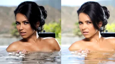 Inna isi retuseaza nasul in Photoshop