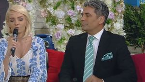 Maria Constantin şi Marcel Toader, prima apariţie publică după ce blonda a fost filmată în ipostaze intime cu un prezentator TV