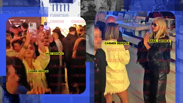 Dana Săvuică și Carmen Negoiță, party ca la 20 de ani! Şi-au făcut “plinul” la bar apoi… doamnele au încins ringul de dans! Cu cine s-au “zbenguit” până dimineaţa
