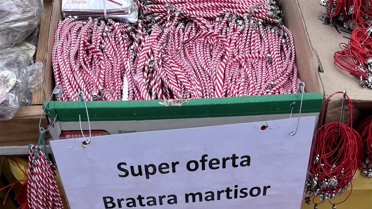 Super-ofertă în Piața Rahova din București. Cu câți lei se vinde un singur mărțișor