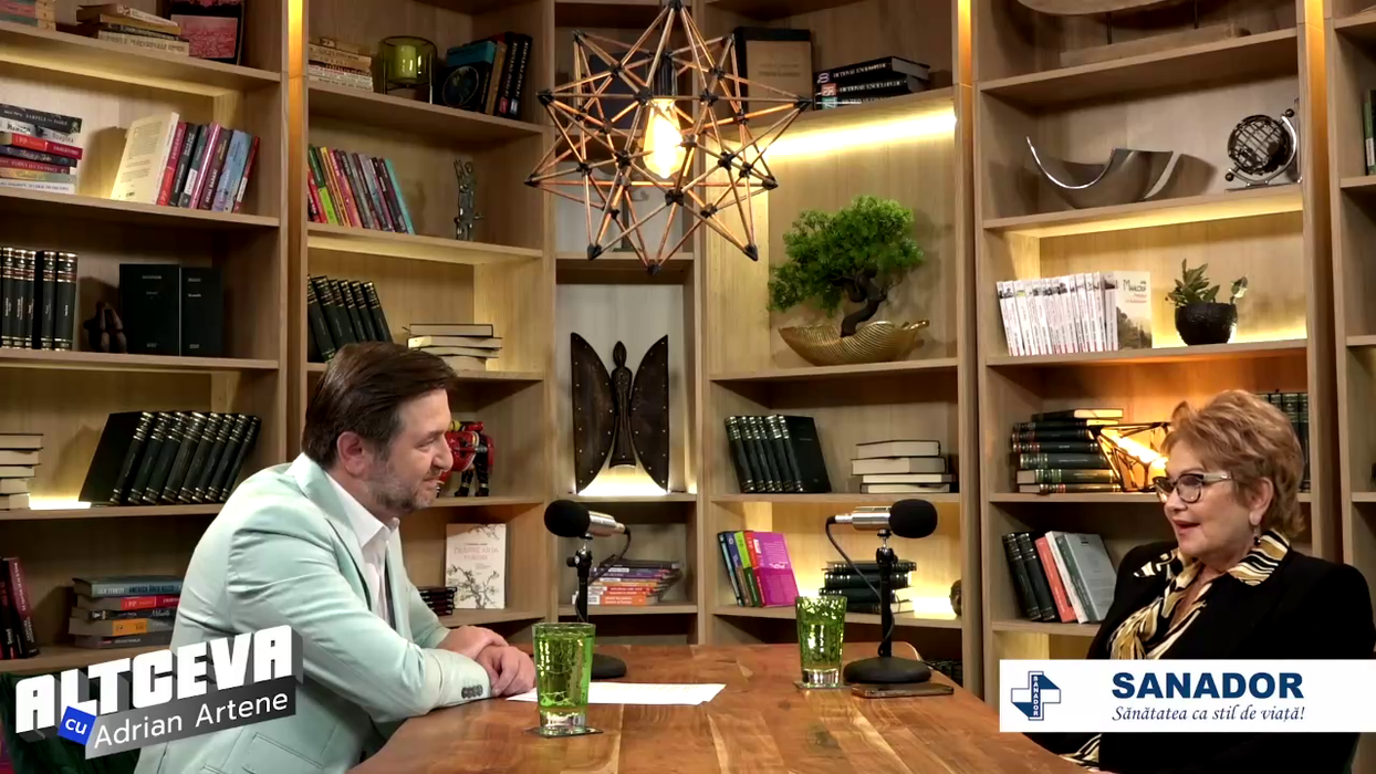 Podcastul integral, în care este invitată soprana Bianca Ionescu, este disponibil pe canalul de YouTube "Altceva cu Adrian Artene" (Foto: captură video)