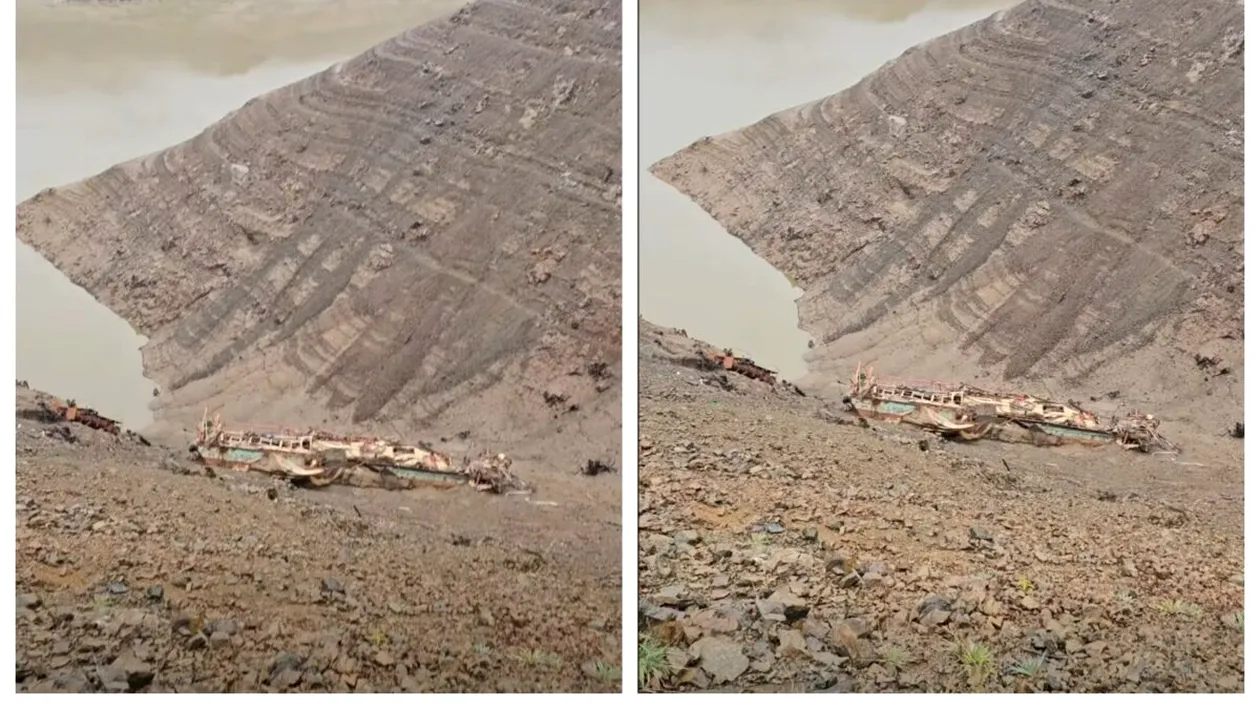 Descoperire uimitoare pe fundul Lacului Vidraru. O barcă a fost găsită după zeci de ani