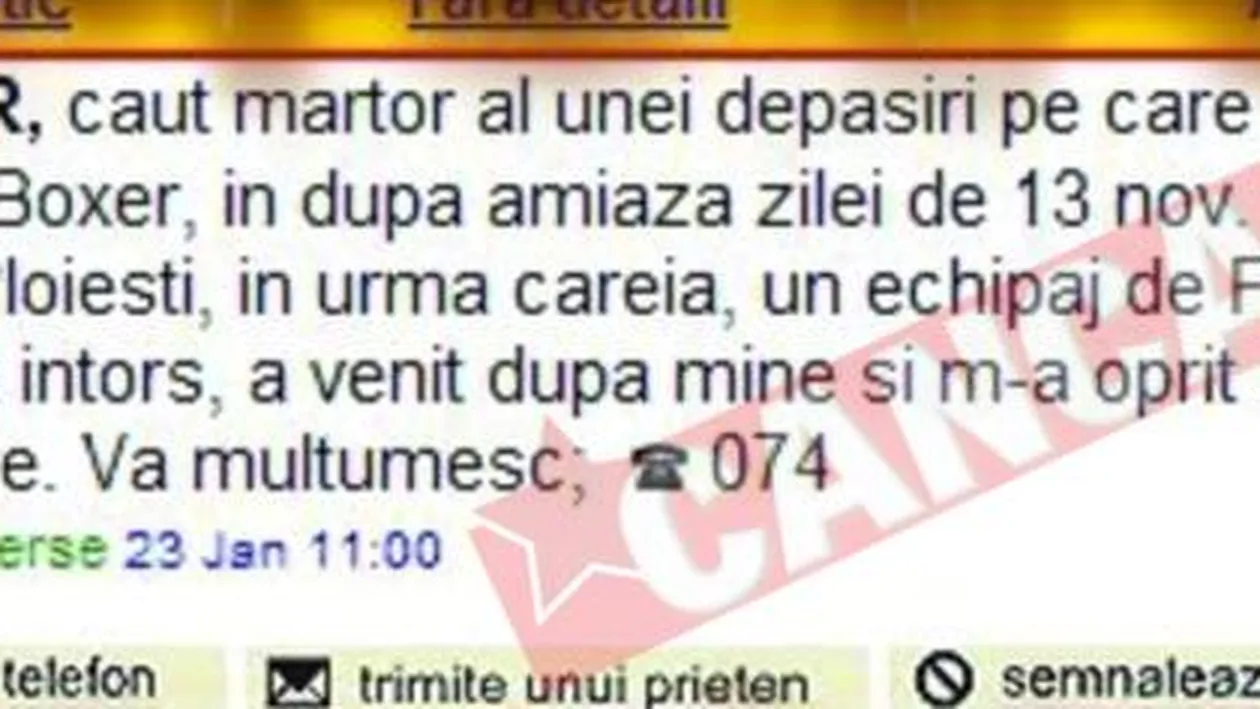 Cauta martori pe internet