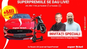 Vezi de la 17:00 în direct ce premiu câștigi la SuperLive Show! Extragere națională cu peste 3.000 de premii!