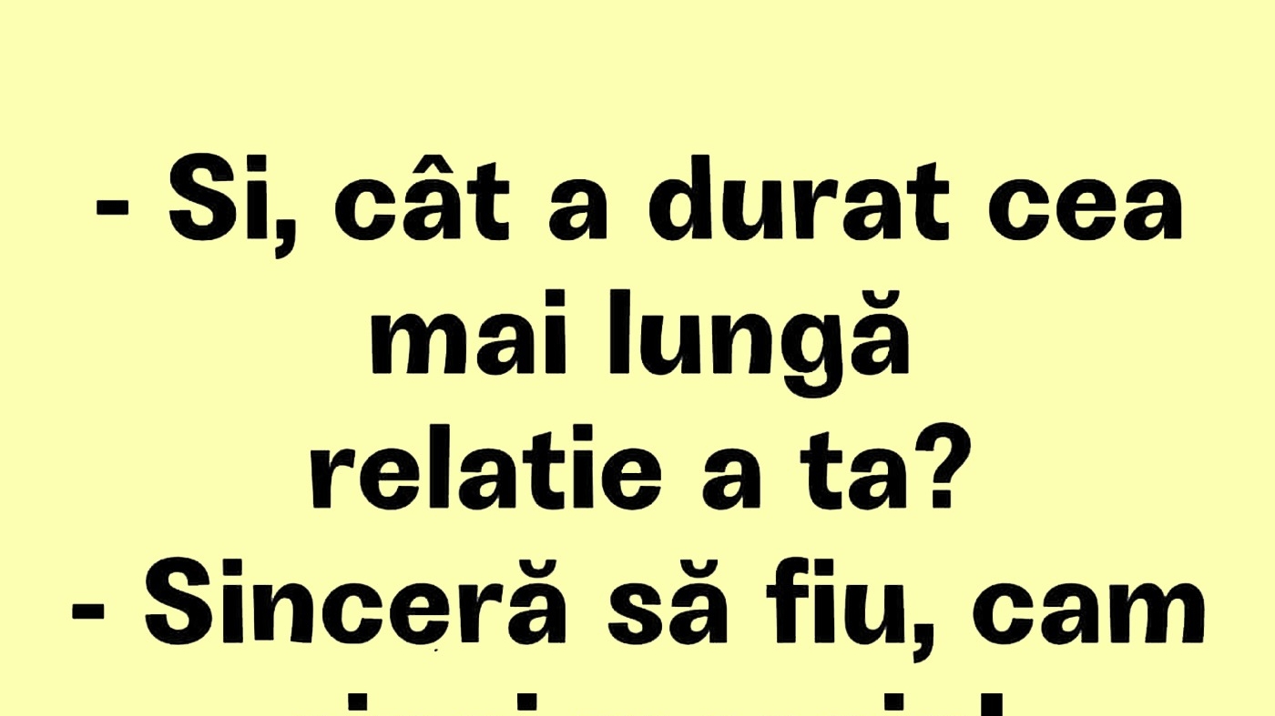 BANC | Cea mai lungă relație