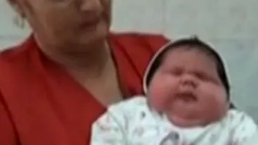 VIDEO Record la o maternitate din Baia Mare! O femeie a nascut un bebelus de 6,5 kilograme!