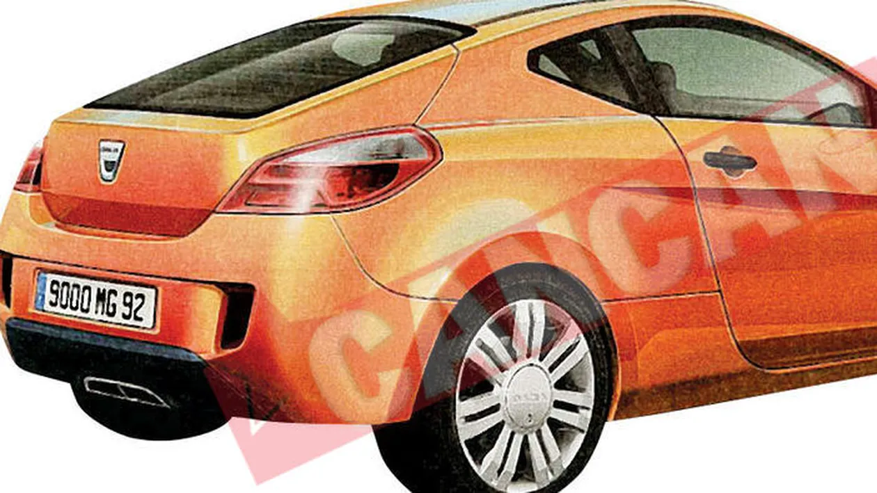 Cum va arata Dacia Coupe