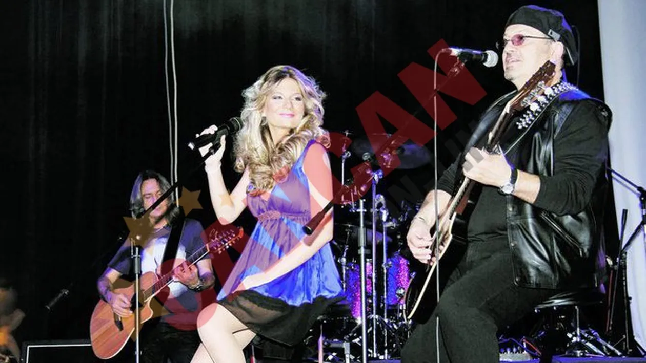 Baniciu a facut show pe scena cu fiica sa