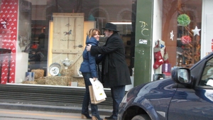 "As pleca, as pleca. Dar ma tine-n loc ceva". Marina Almasan a facut fete-fete cand a dat nas in nas cu George Stanca