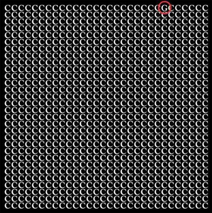 Iluzie optică rezultat. Sursă foto: 