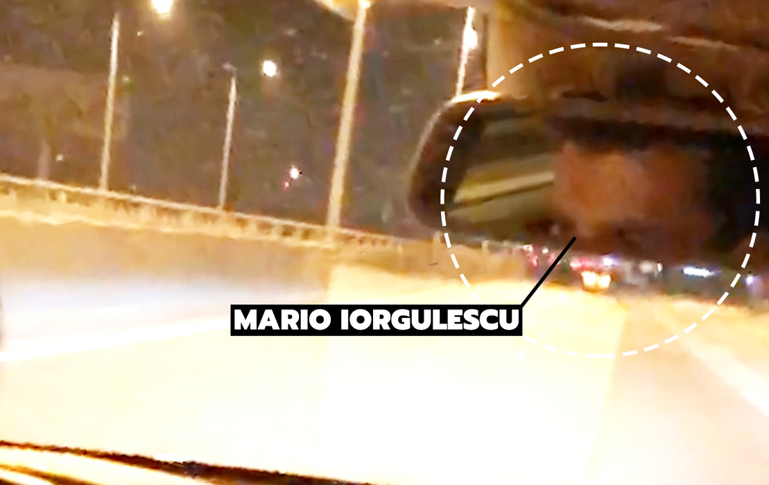 Mario Iorgulescu, filmat la volan  cu 130 km/oră prin București