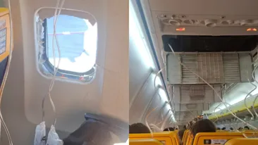 „Dacă murim, murim împreună”. O femeie și-a ținut soțul de picioare după ce a fost aspirat pe geamul avionului