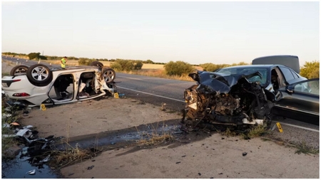 Tragedie în Spania! Trei copii români de 8 luni, 2 și 4 ani, și încă 2 adulți, morți în urma unui teribil accident rutier