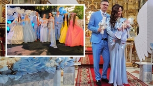 Luis Lazarus și-a botezat fiul! Imagini de la creștinarea micuțului Eric Lucas