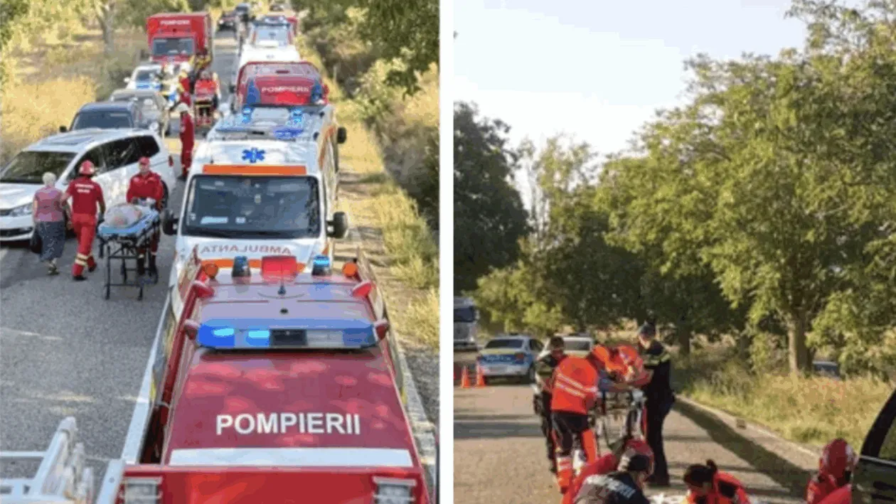 Tragedie rutieră în județul Botoșani! Trei morți și mai mulți răniți după un accident între un autocar și un autoturism