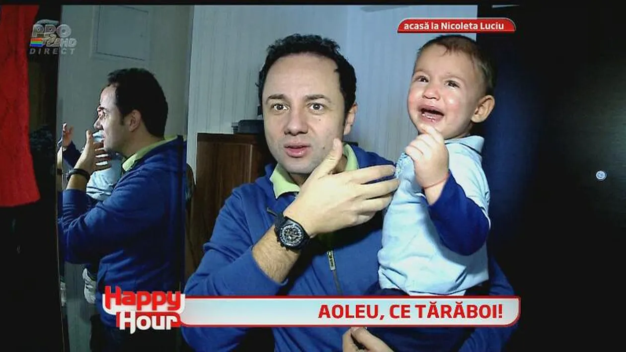 Cătălin Măruţă, bonă pentru tripleţii Nicoletei Luciu! Vezi dacă moderatorul s-a descurcat sau a creat haos!