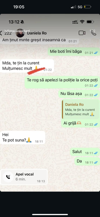 Iuliana Beregoi a publicat discuțiile cu Daniela Costețchi, în plin scandal de șantaj și escrocare! „Nu o să permit niciodată să mintă cineva în halul acesta despre mine”