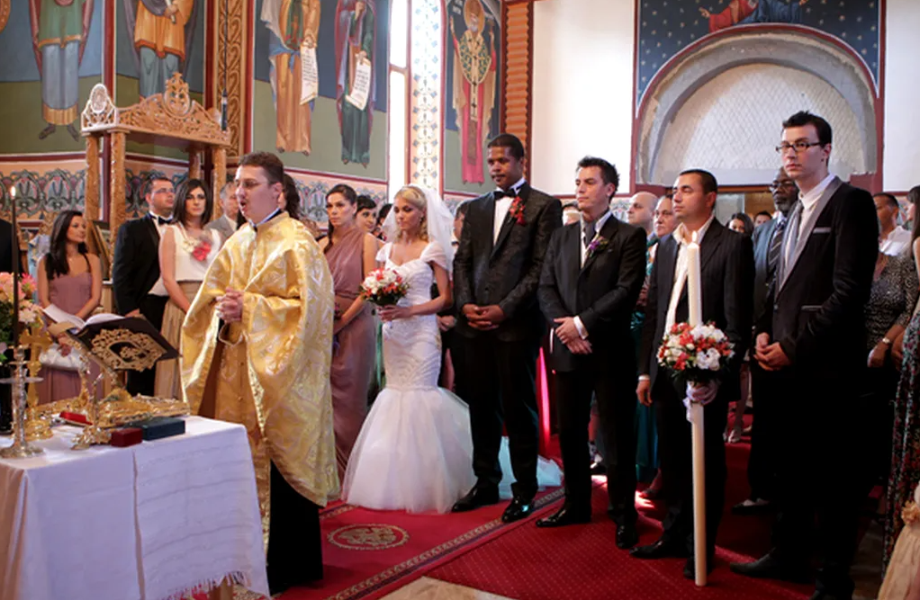 Imagini de la nunta lui Cabral cu Andreea Ibacka, din 2011. Gestul bizar făcut de vedeta Pro TV, după ce a ieșit din biserică