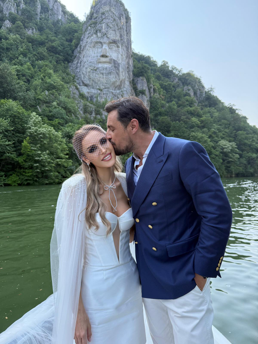 Daniel Pavel și soția sa, Ana Maria, au sărbătorit un an de căsnicie