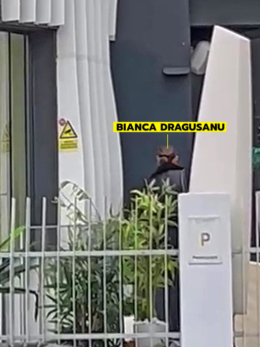 Bianca Drăgușanu ajunge la clinică
