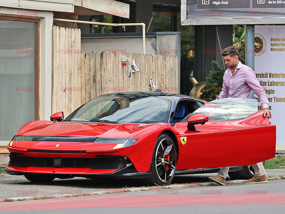 Ginerele lui Becali cu Ferrari 849 Testarossa
