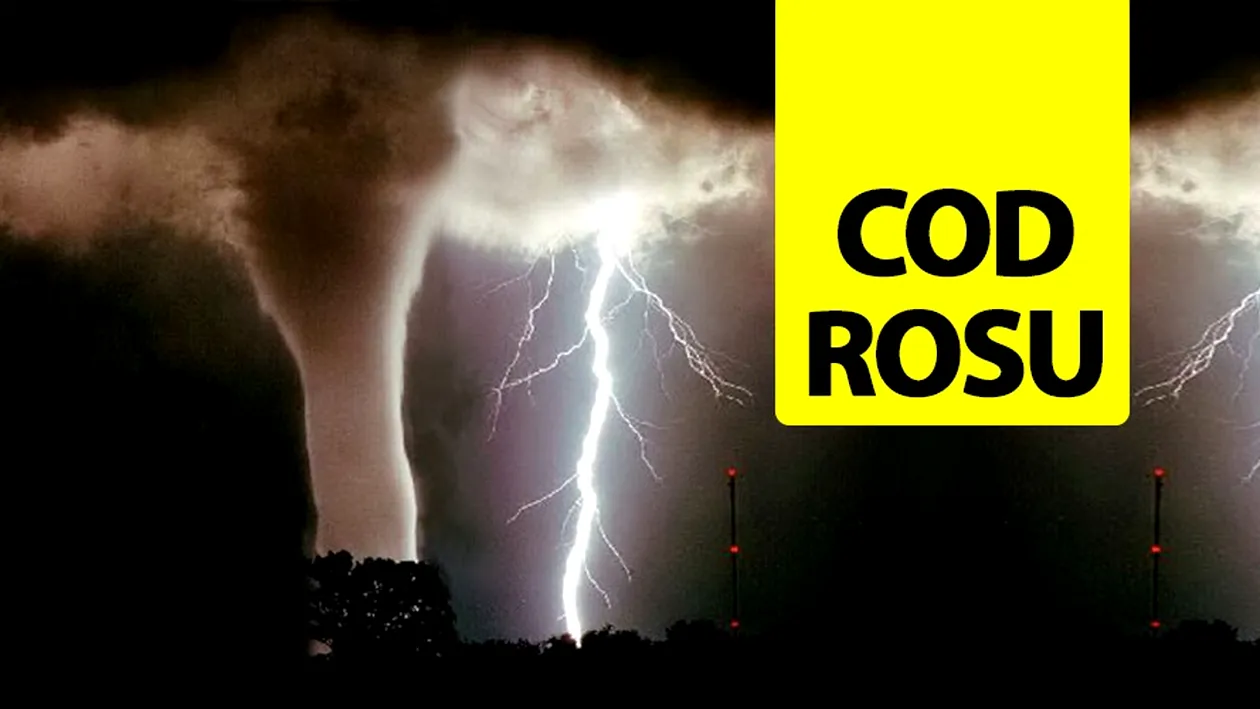 Meteorologii ANM avertizează! Cod roșu de ploi și grindină în aceste localități din România