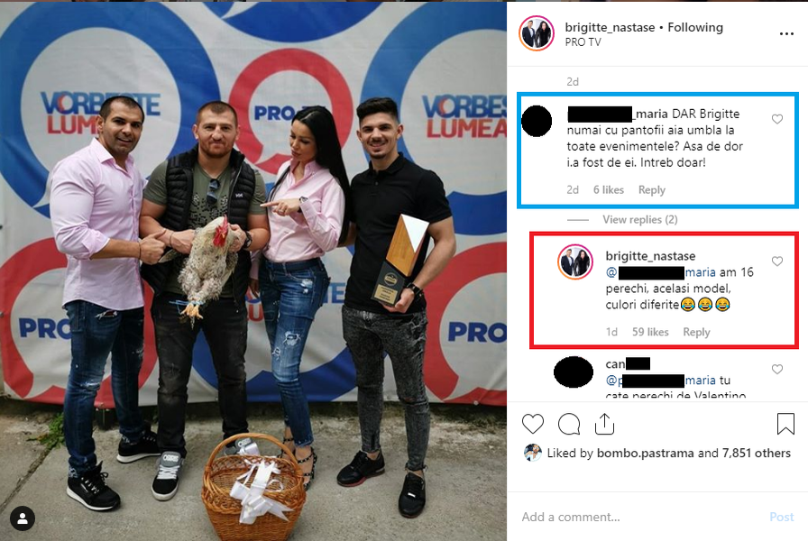 Brigitte Năstase a pus-o la punct pe o internaută care a făcut o glumă nesărată pe seama ei! Ce replici și-au împărțit